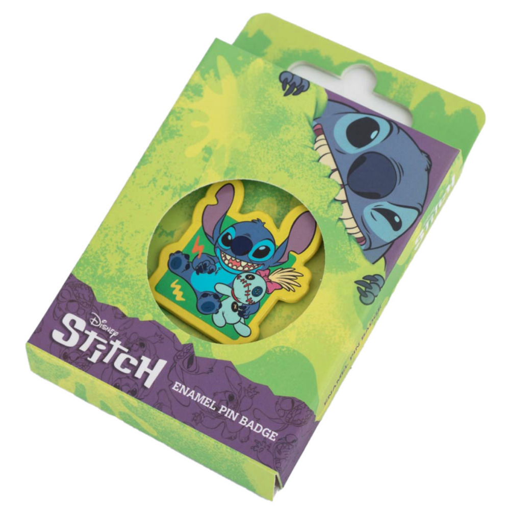Disney Stitch with Scrump Enamel Pin Badge