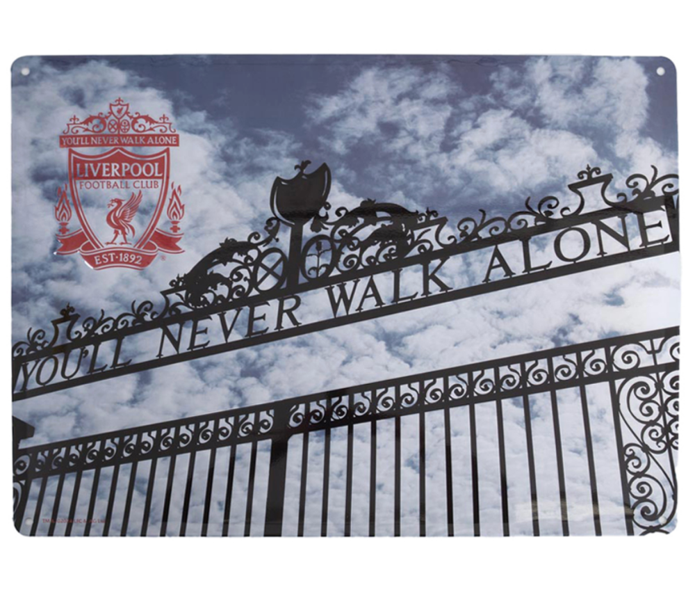 Liverpool FC - Large Shankly Gates Metal Sign