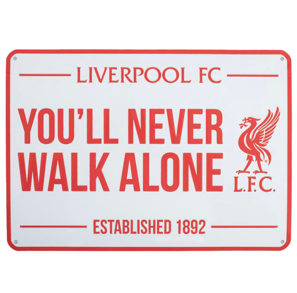 Liverpool FC - YNWA Metal Picture Sign