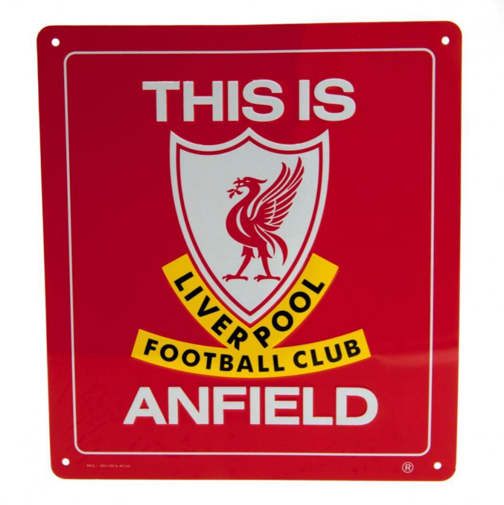 Liverpool FC - This is Anfield Metal Sign