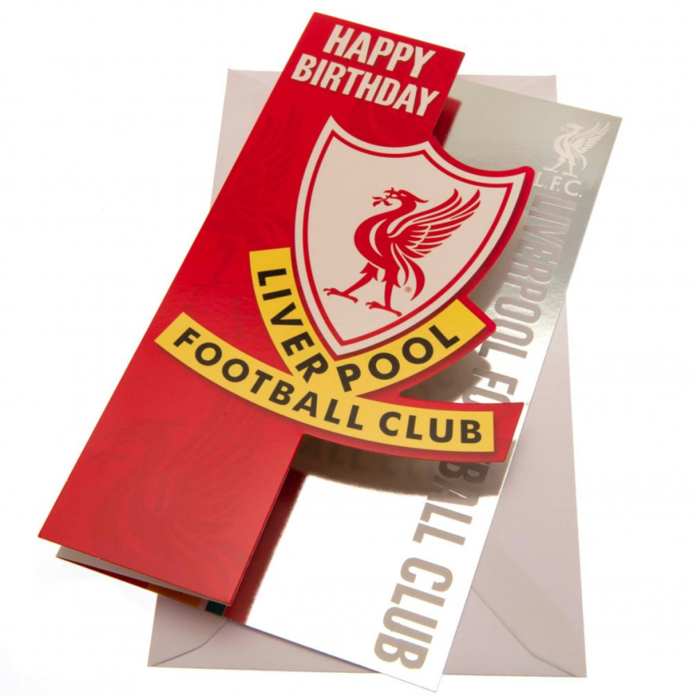Liverpool FC Liverbird Birthday Card
