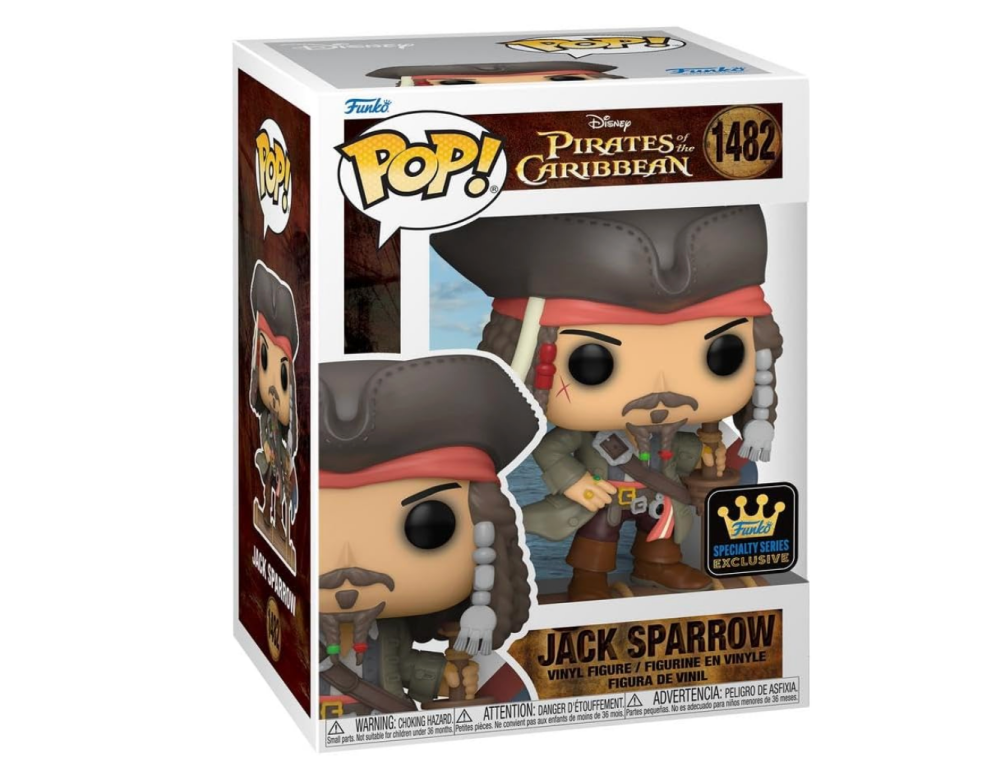 Jack Sparrow Pirates of the Caribbean - Disney - Funko Pop 1482 Speciality Series