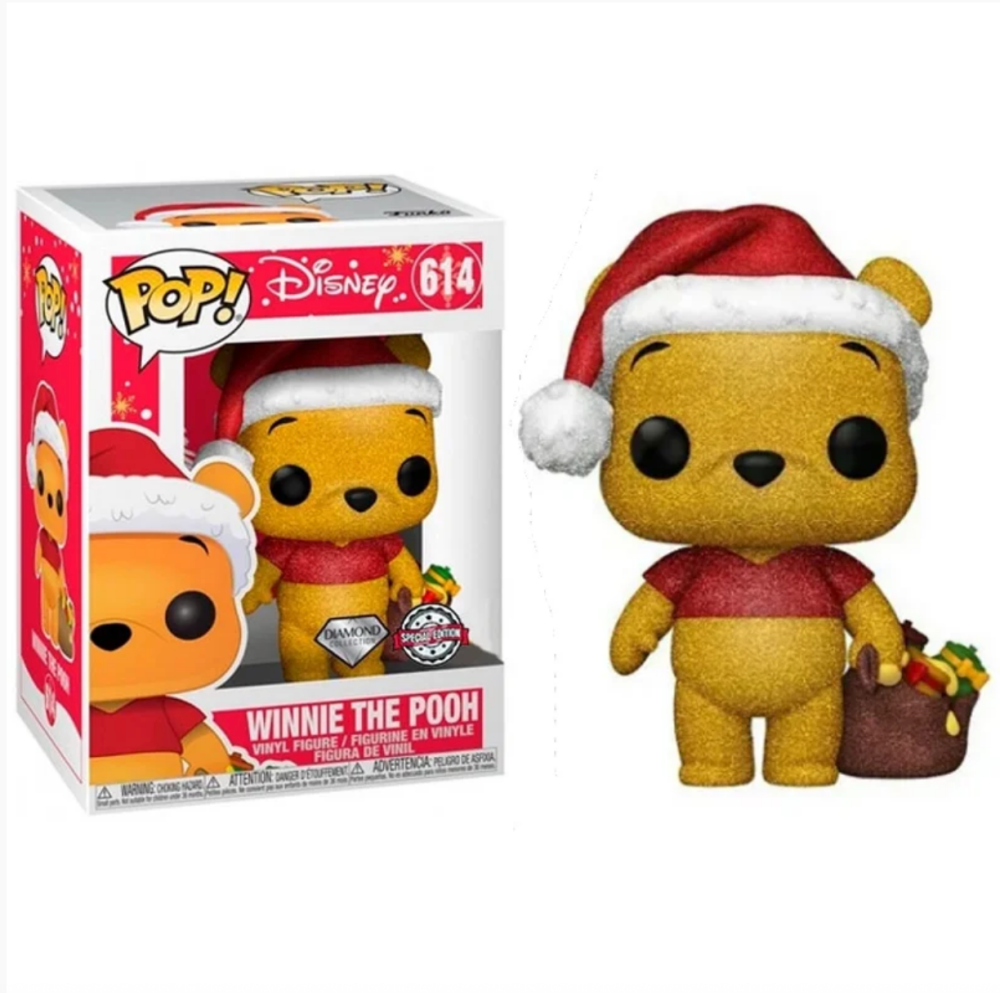 Disney Winnie The Pooh Diamond Glitter Special Edition - Funko Pop 614