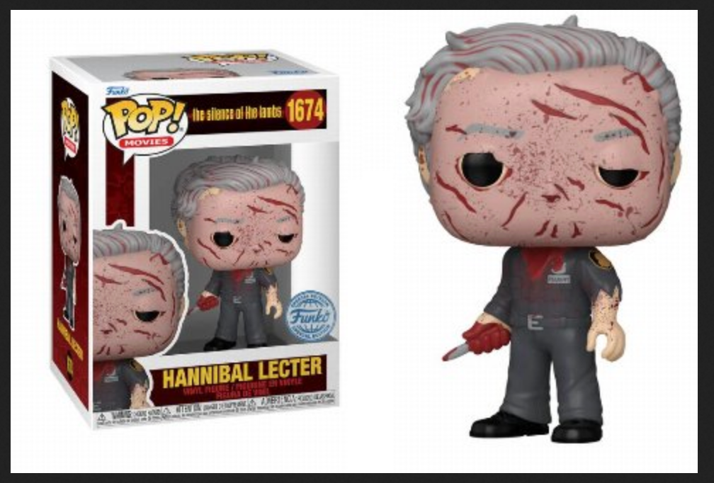 Hannibal Lecter Pop Movies Funko Pop 1674 -  Special Edition