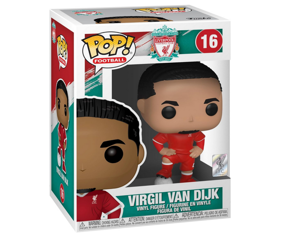 Liverpool FC - Virgil Van Dijk - Funko Pop Football 16 Pop Protected