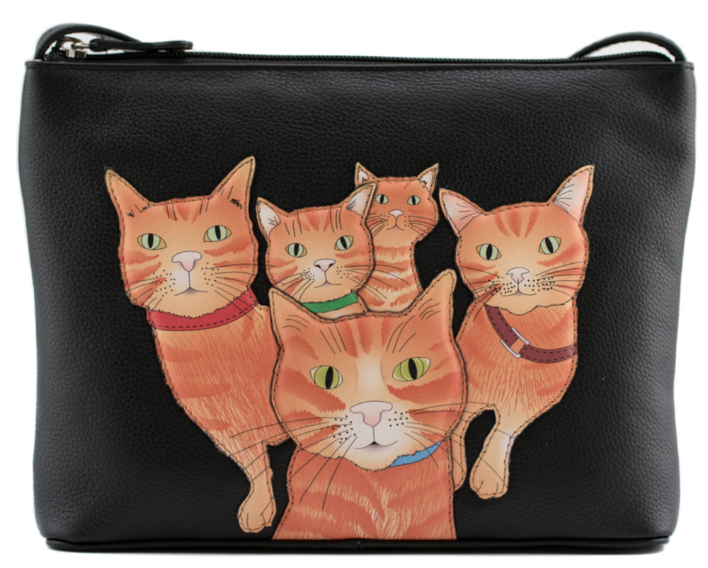 Kitty Crew Leather Cross Body Bag - Mala