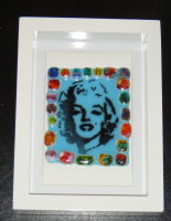 Marilyn Monroe Mosaic - Framed Glass Picture Tile
