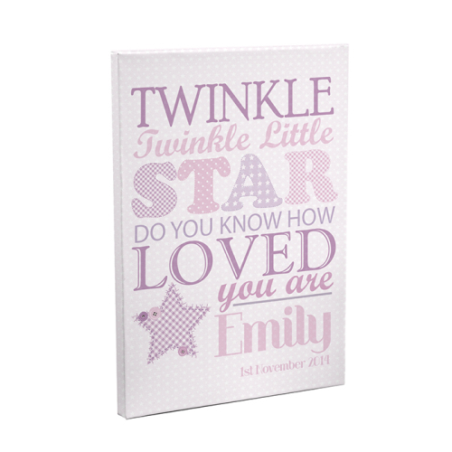 Twinkle Girl's Canvas
