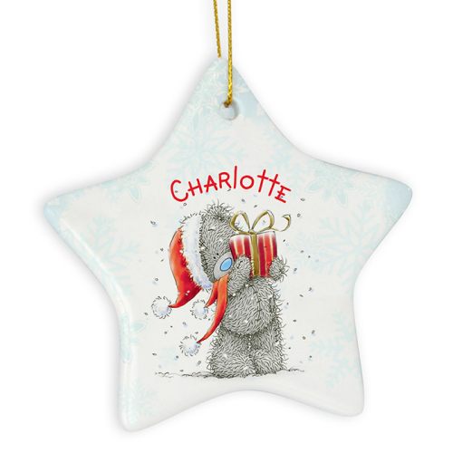 Me To You Christmas Ceramic Star Decoration
