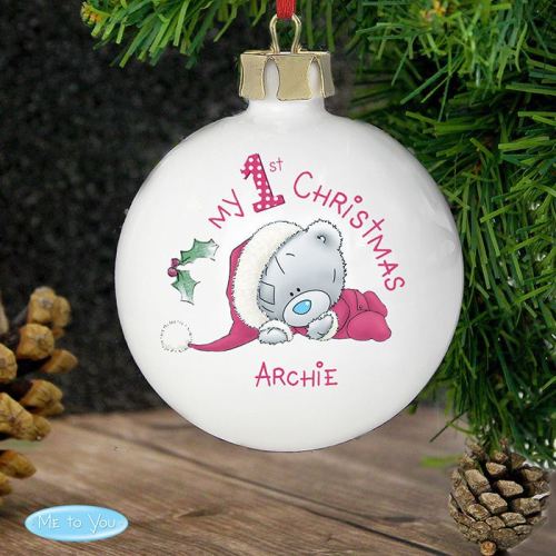 Me To You 'My 1st Christmas' Ceramic Bauble