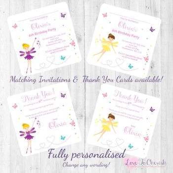 Fairy with Magical Wand Party  Invitations & Thank You Cards