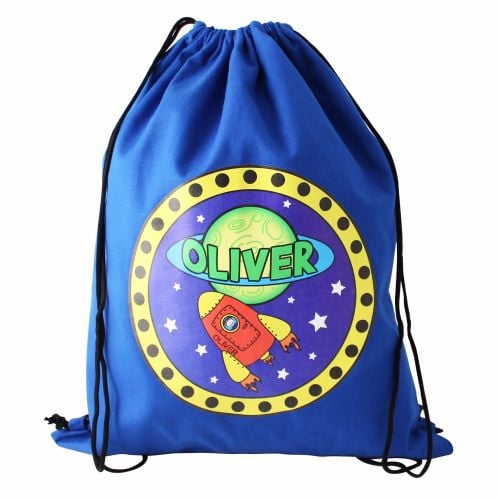 Space Rocket Personalised Swim & Kit Bag