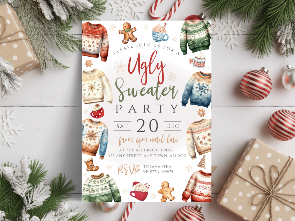 Christmas & New Year Invitations