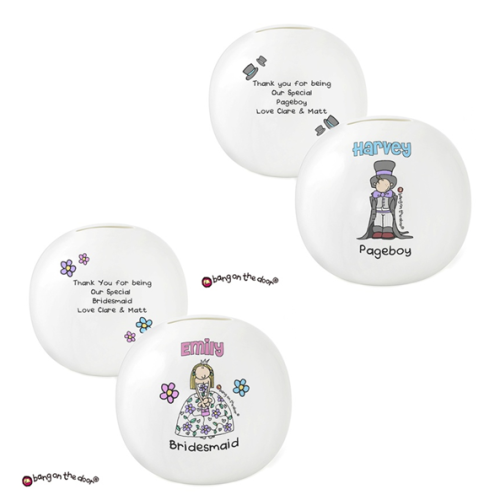 Bang On The Door Personalised Wedding Money Box