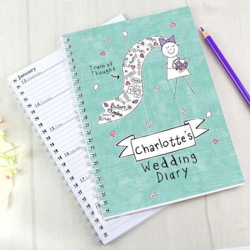 Purple Ronnie Personalised A5 Wedding Diary