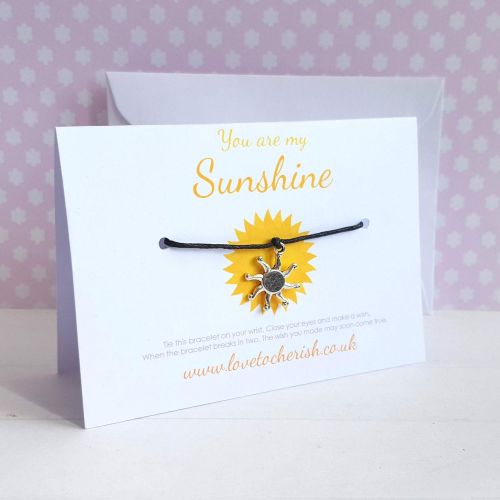 You Are My Sunshine Friendship / Wish Bracelet
