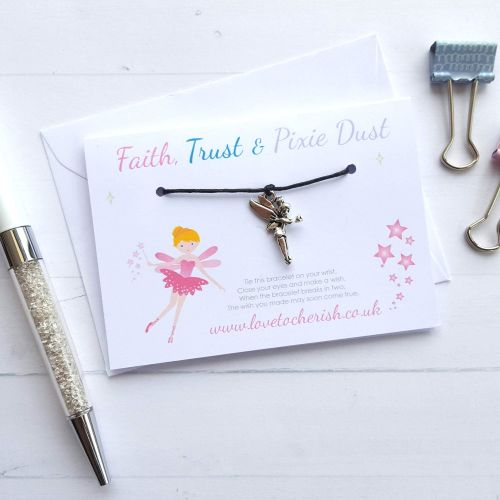 Faith, Trust and Pixie Dust - Friendship / Wish Bracelet