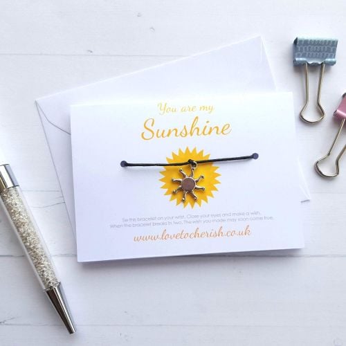 You Are My Sunshine - Friendship / Wish Bracelet