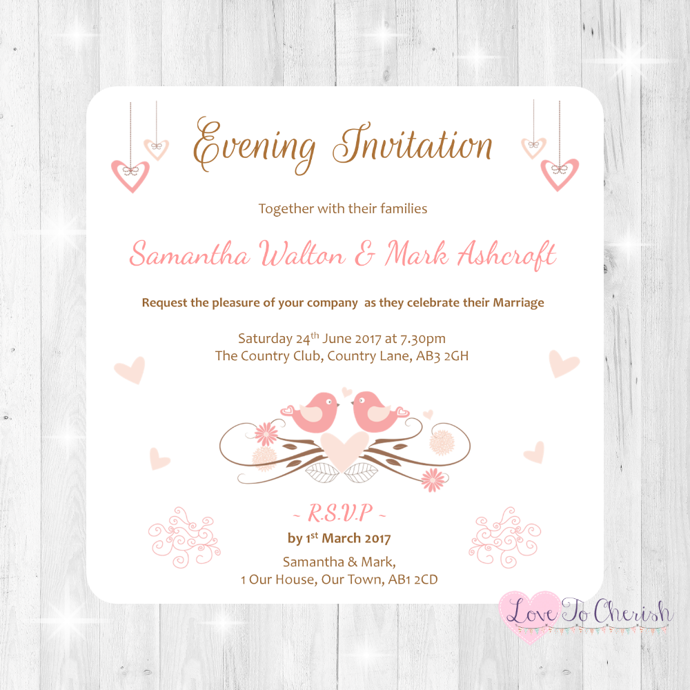 Evening Invitations