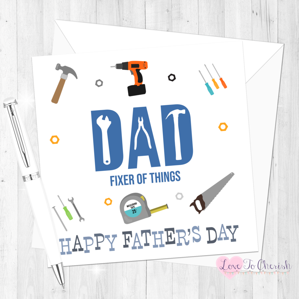 DIY Personalised Father's Day Card