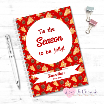Tis the season to be jolly! -  Personalised Christmas Food Diary
