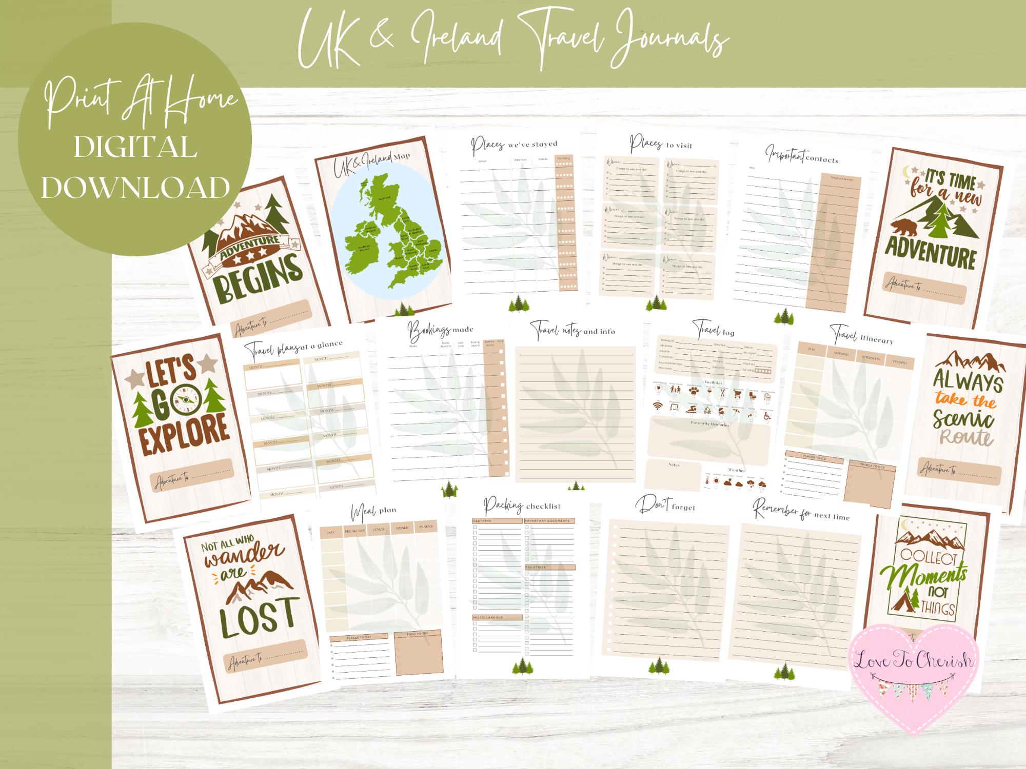 UK & Ireland Travel Journal - Digital Version