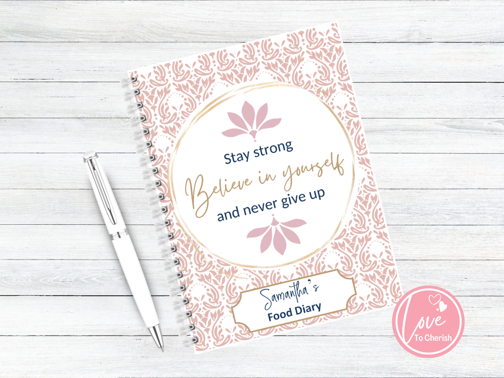 Believe In Yourself 12 week Personalised Food Diary