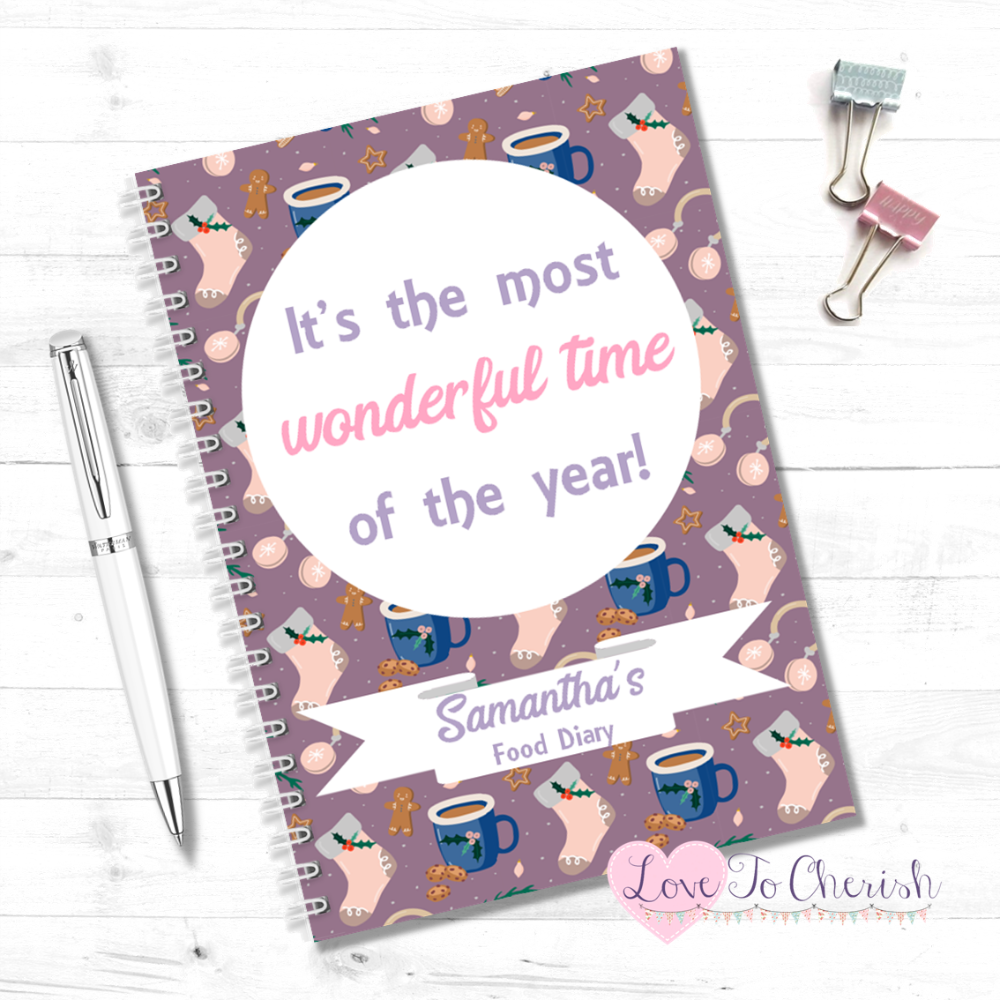 </003>Christmas Food Journals/Diaries