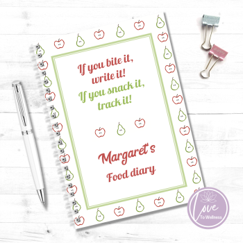 If You Bite It, Write It!  If You Snack It, Track It! - Personalised Food Diary