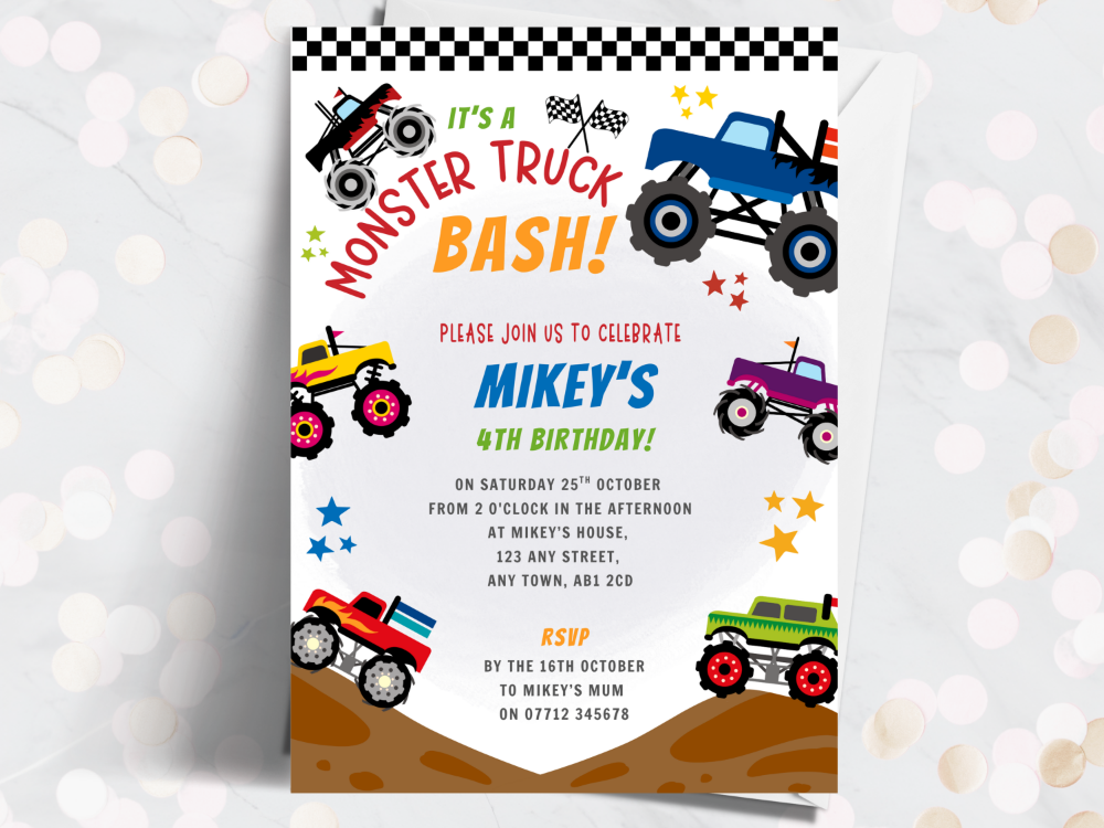 Monster Trucks, Race Cars & Vehicles