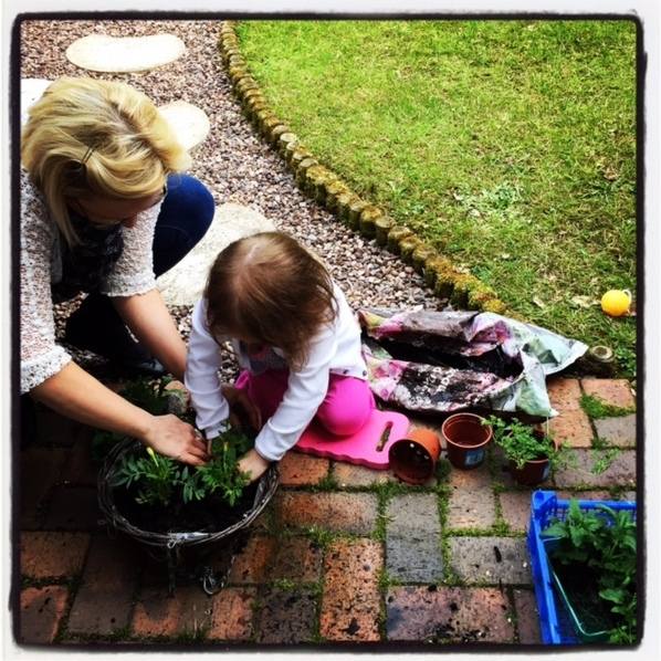 Toddler Gardening 1