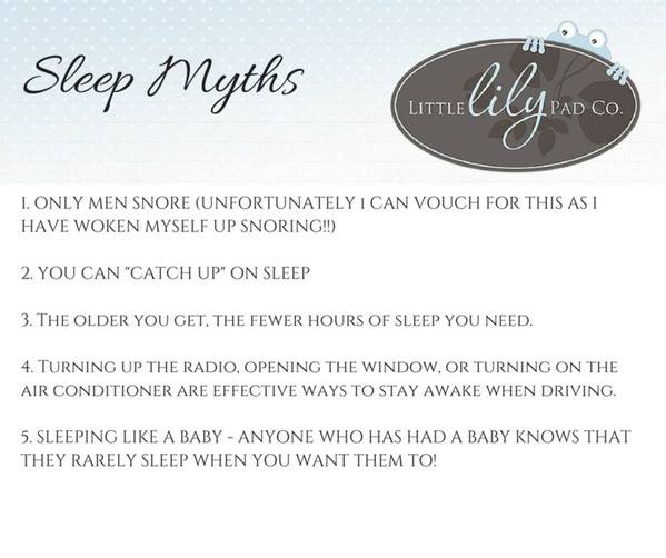 Sleep Myths