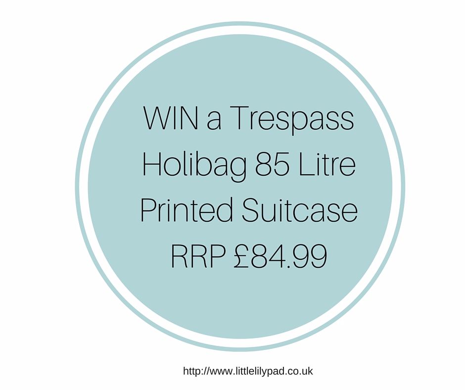 WIN a Trespass Holibag 85 Litre Printed Suitcase RRP &Acirc;&pound;84.99