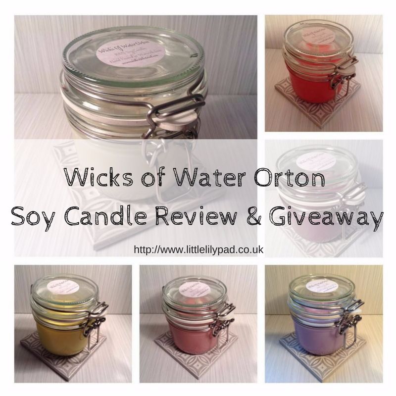 Wicks of Water Orton Soy Candle Review &amp; Giveaway