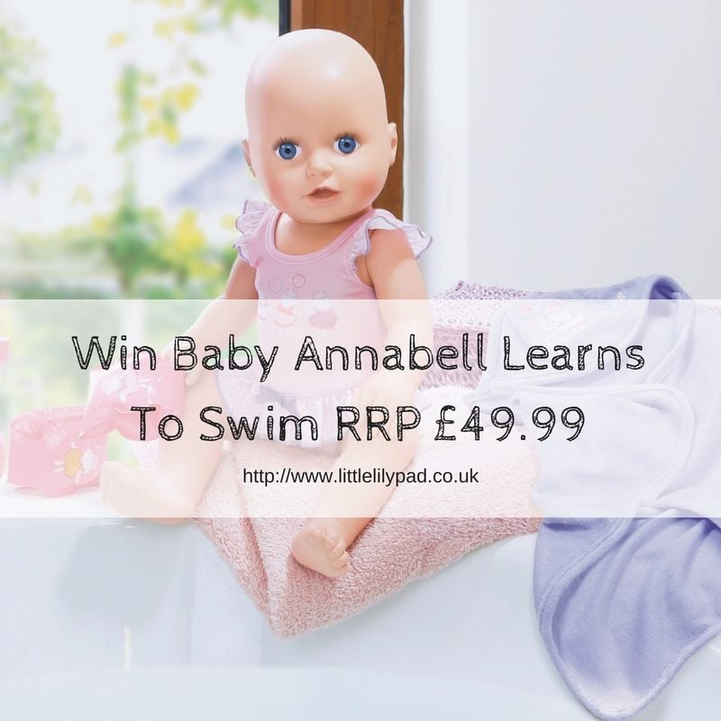 baby annabell learns to swim