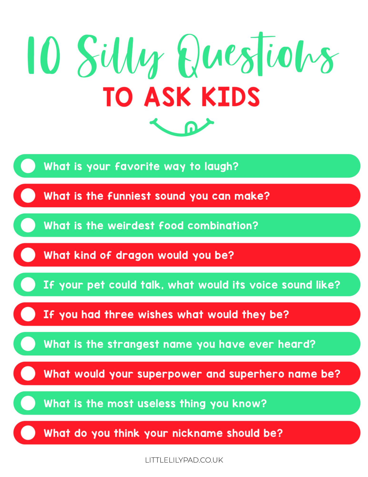 Lockdown fun ideas for kids : questions to ask children over dinner
