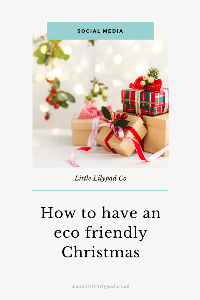 PIN - How to have an eco friendly Christmas
