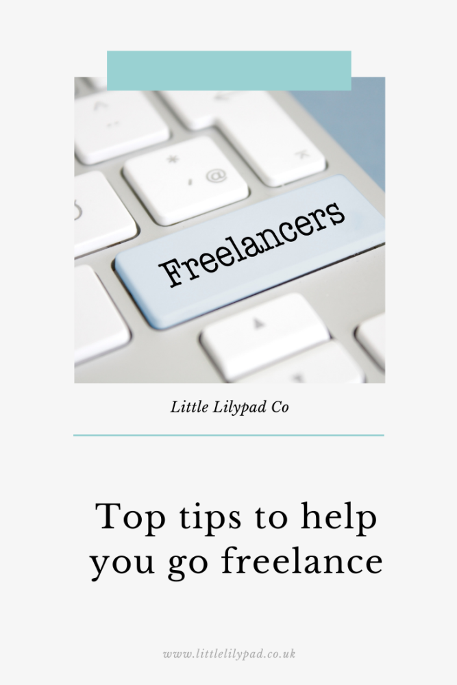 PIN - Top tips to help you go freelance