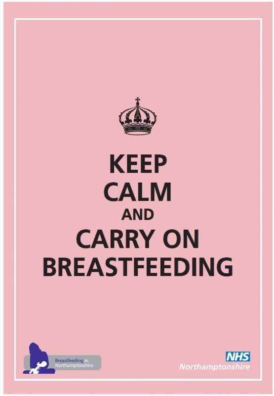 keep calm breastfeeding