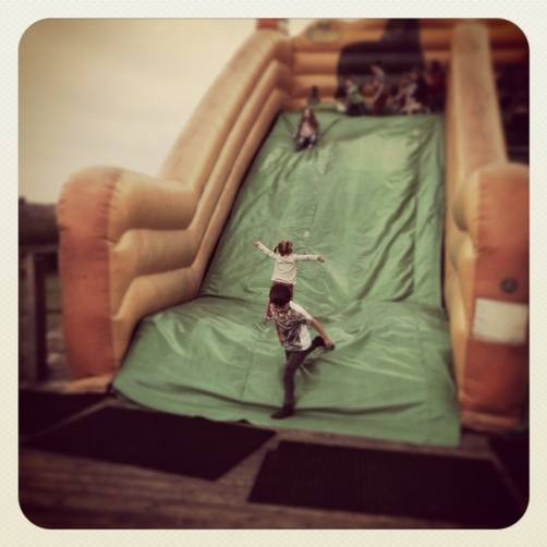 Hatton bouncy slide
