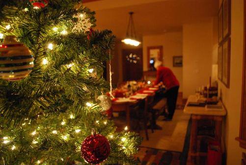 Christmas table