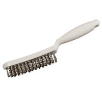 Food Industry Stainless Steel Hand Wire Brush 3 Row