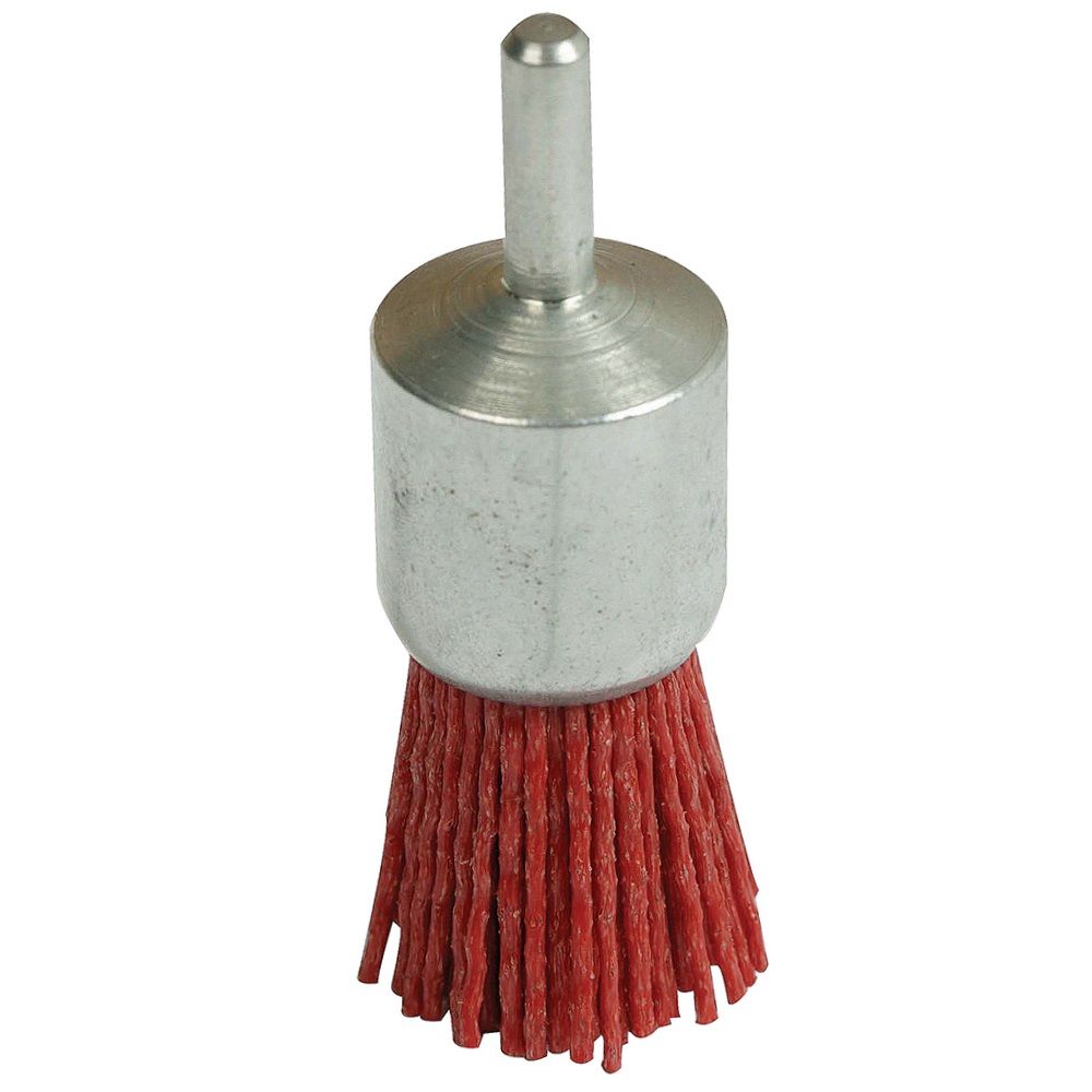 Nylon Filament End Brush 25mm with 6mm Arbor