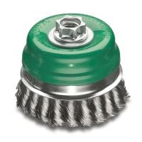 Stainless Steel Twist Knot Cup Brush 100mm