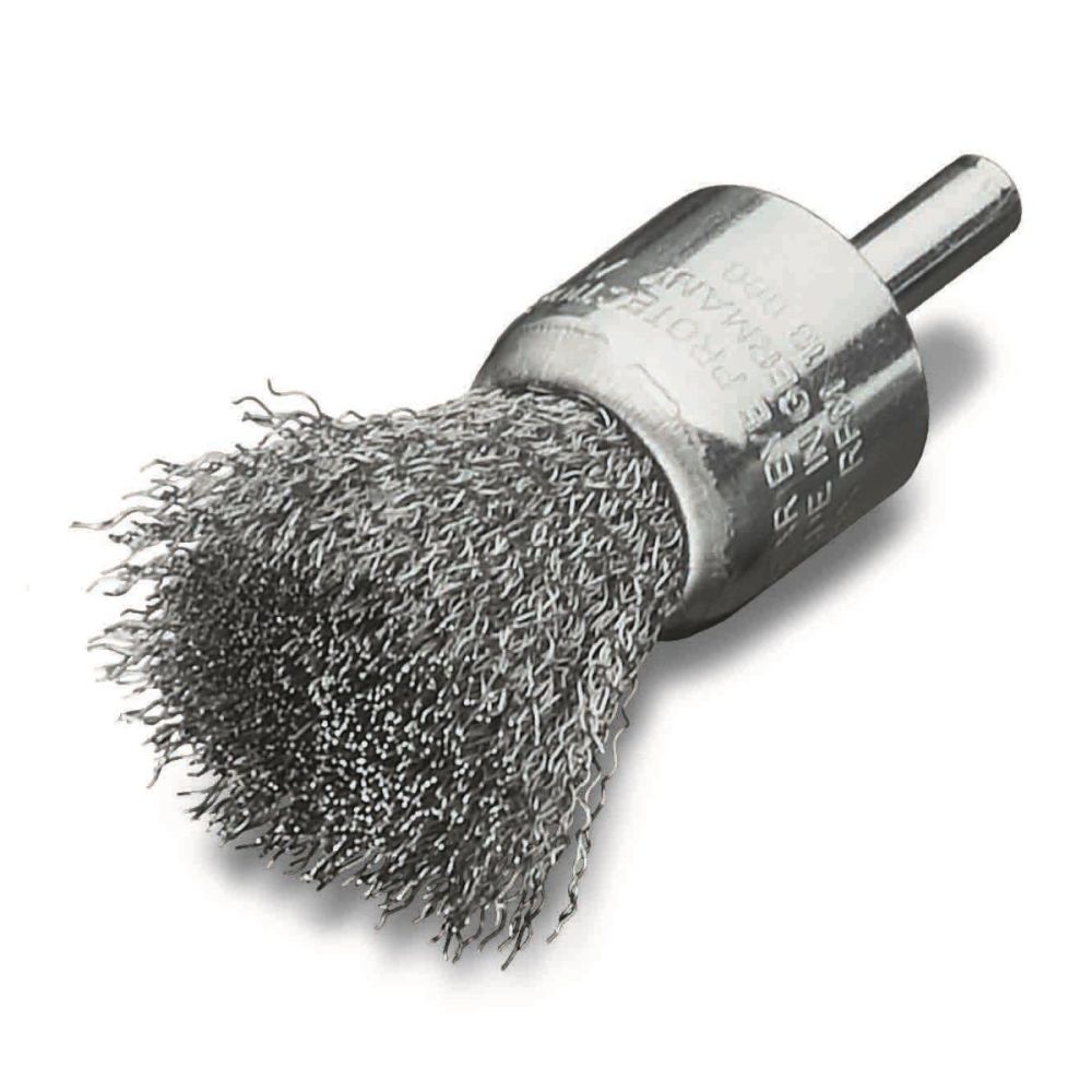<!-- 008 -->Stainless Steel Wire End Brush 23mm with 6mm Arbor