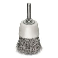 <!-- 015 -->Stainless Steel Wire Cup Brush 50mm x 6mm Arbor 