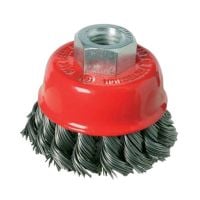 Steel Wire Cup Brush 65mm x M14 - Wire Brushes from