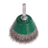 Stainless Steel Wire Cup Brush 60mm with 6mm Arbor