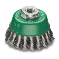 Stainless Steel Twist Knot Cup Brush 75mm