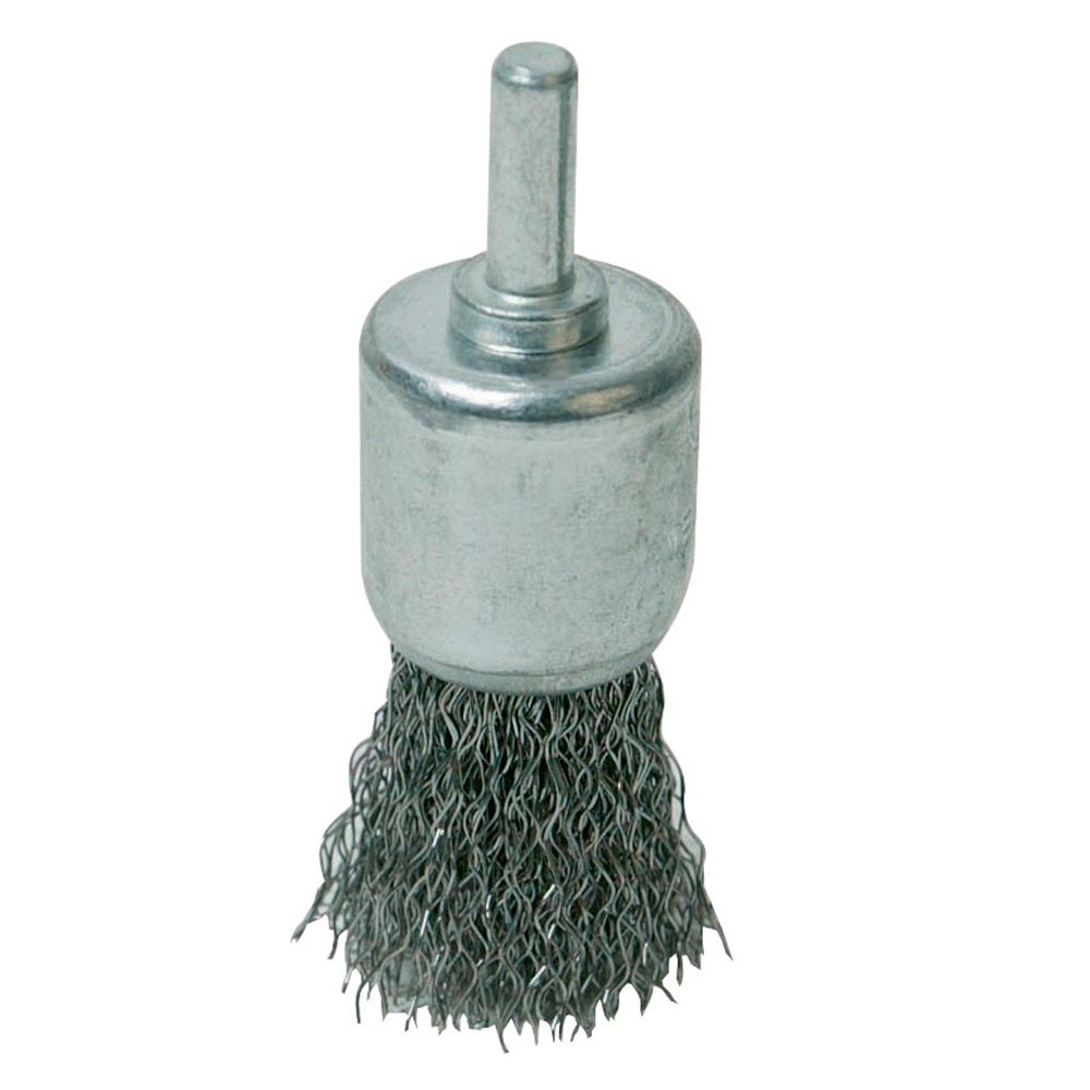 Crimped Steel Wire End Brush 24mm - Wire Brushes from